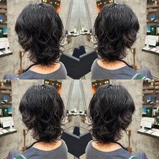 ショート メンズ ⚡️メンズパーマ特化 mens支持◎/忠地のヘアスタイル