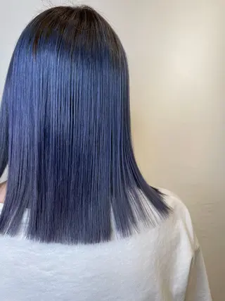 ミディアム カラー 今岡 育美のヘアスタイル