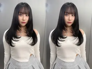 ロング Sea Shinjuku所属・ハッシュカット/ 韓国レイヤーTERUのヘアスタイル