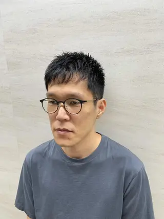 ショート メンズ カット指名No1漆原 聡のヘアスタイル