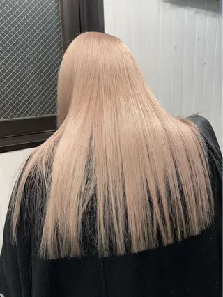 ロング カラー 韓国/ハイトーン/ ボブ🎀MIKU🎀のヘアスタイル