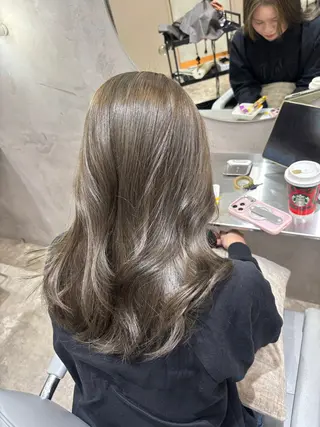 ロング コトネ🫧 韓国風レイヤーカットのヘアスタイル