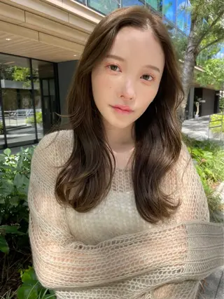 ロング カラー 透明感カラーと映画 美容師/yujiのヘアスタイル