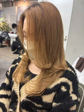ロング カラー nico 麻生 やまざきれいのヘアスタイル