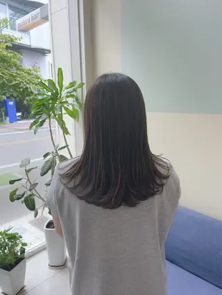 ロング カラー mateca・hair所属・林 真之介のヘアスタイル