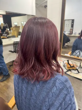 ミディアム 💚U-topia 💚佐藤優來💚のヘアスタイル