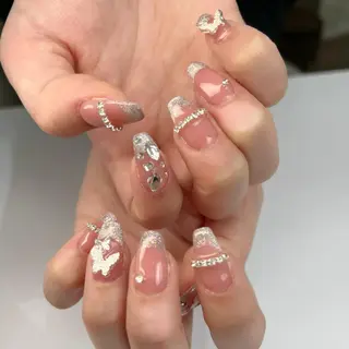 セミロング ネイル マツエク・マツパ apopi's所属・apopis＊ close23:00のネイルデザイン