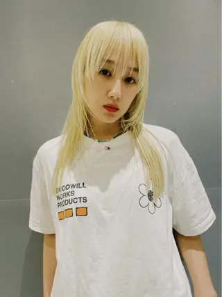 ミディアム カラー SALOWIN所属・ブリーチ✍️ ボブ✨レイヤーのヘアスタイル