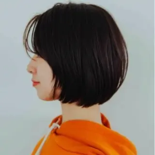 ミディアム カラー ハイトーン/ボブ/ ハイライト🌱ᩚ涼介のヘアスタイル