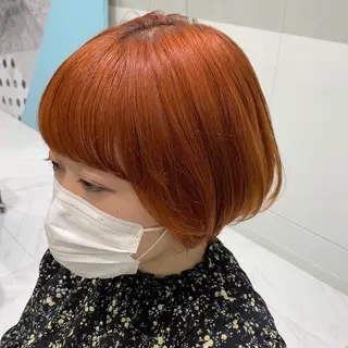 ショート カラー minami🪷 暖色カラーのヘアスタイル