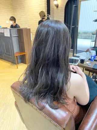 ロング カラー 髪質改善 ヒデのヘアスタイル