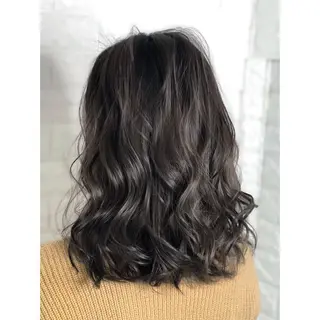 ミディアム カラー KIZU 髪質改善 オカルト怪談のヘアスタイル