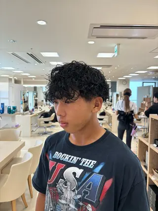 パーマ メンズ 湘南/メンズパーマ/ 支持率No.1ユチカのヘアスタイル