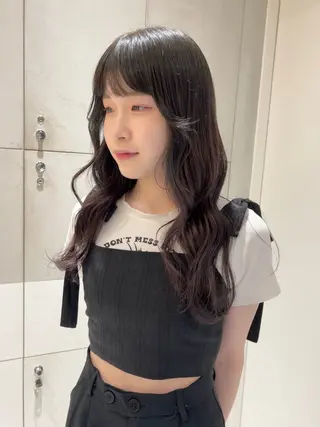 ロング パーマ/レイヤー /店長/YURAのヘアスタイル