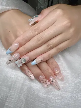 ネイル Lee Nails チップ長さだし専門店のネイルデザイン