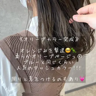 ロング カラー ヘアアレンジ merci.所属・🌻あいり merci.🌻のヘアスタイル
