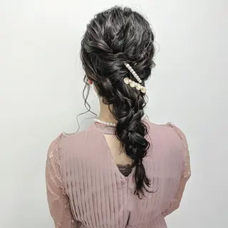 ロング ヘアアレンジ PRIVATE SALON EYES所属・EYES リアのマツエク・マツパデザイン