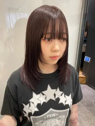 ミディアム keshiki大名所属・安部 真輝のヘアスタイル