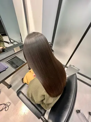 ロング 縮毛矯正　野口 恵のヘアスタイル