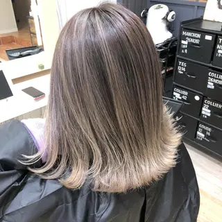ミディアム カラー ❤️ダブルカラー 髪質改善❤️SAYAのヘアスタイル