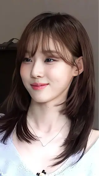 ロング カラー 山崎/ボブ縮毛矯正 レイヤー髪質改善のヘアスタイル