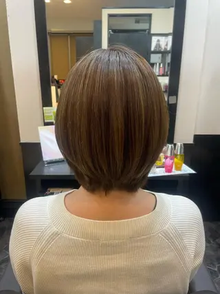 カラー 中尾 唯音名のヘアスタイル