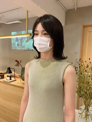 セミロング カラー レイヤーカット ✨️奥田良太✨️のヘアスタイル