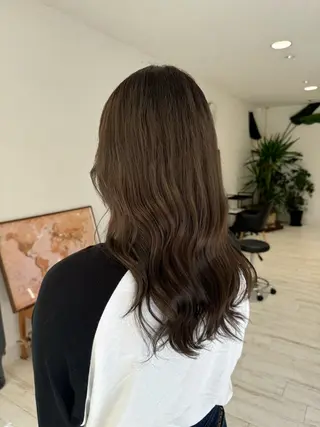 ロング カラー 村田 奈月のヘアスタイル