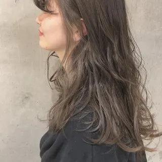 ロング カラー 顔周りカット/髪質改 善/新宿/畑中稔里のヘアスタイル