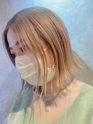 ミディアム カラー arrow🖤 もえみのヘアスタイル