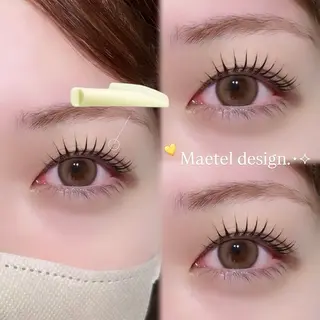 マツエク・マツパ CreBiA🤍 小栗ななかのマツエク・マツパデザイン