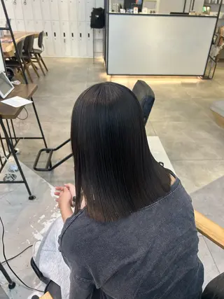 ミディアム ツヤ髪カラー/ハイト ーン🌺kae🌺のヘアスタイル