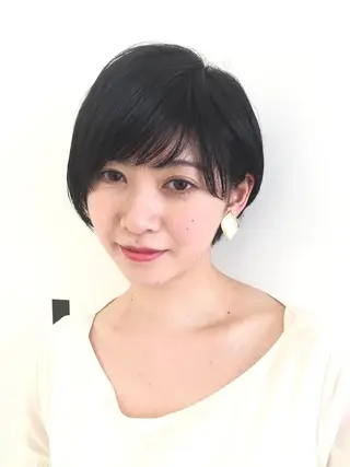 ショート ✂️小顔カット✂️ 山本有紀のヘアスタイル