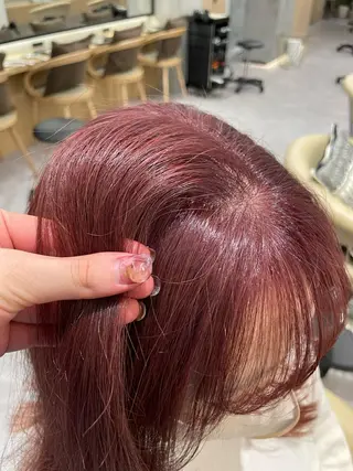 セミロング カラー パーマ ヘアアレンジ キッズ ネイル マツエク・マツパ レイヤー縮毛矯正 ささきすずね💗のヘアスタイル