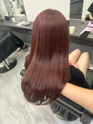 セミロング Mi9non /山口 梨里花のヘアスタイル