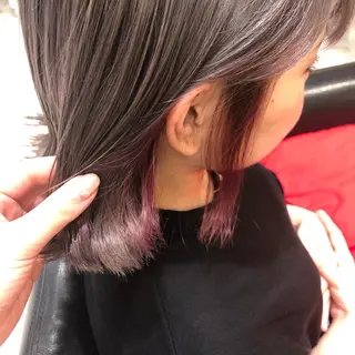ミディアム 韓国風ヘア♡ runaのヘアスタイル