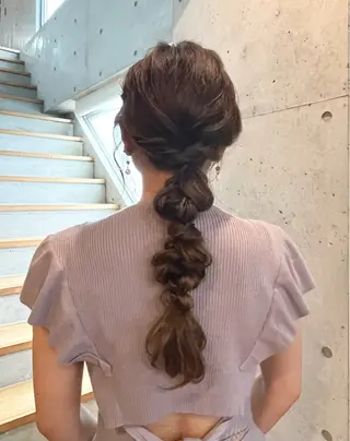 ヘアアレンジ .. monpaのヘアスタイル