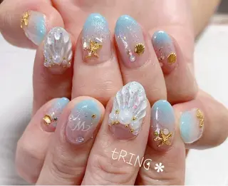 ネイル tRING＊ しいの木台のネイルデザイン