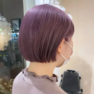 ショート カラー 濱本 新奈 / 髪質改善パーマのヘアスタイル