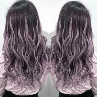 ロング れん/ハイトーン /エクステ/韓国風のヘアスタイル