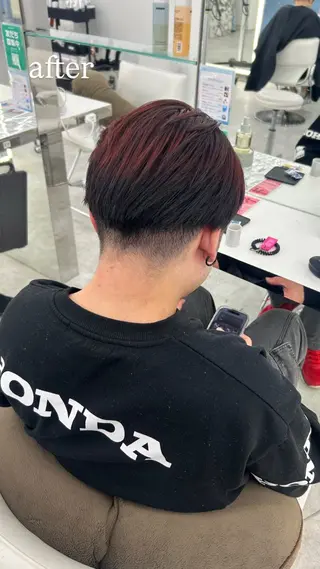 カラー パーマ メンズ はるか/ブリーチカラ ー/ヘアアレンジ🤍のヘアスタイル