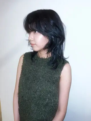 ミディアム Taat.所属・松林 芽依のヘアスタイル