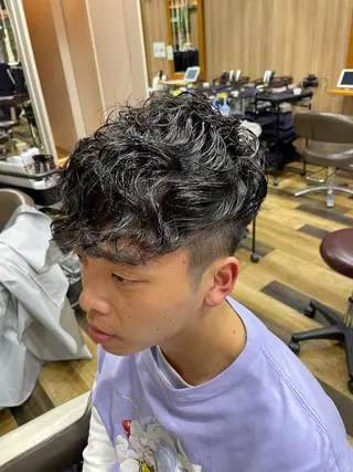 ショート パーマ 山際勇策 /岐阜美容師のヘアスタイル