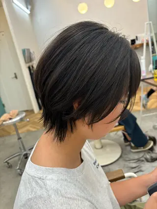 ショート ROMMY.所属・大木 華のヘアスタイル