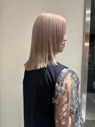 ロング カラー ハイトーン/ 髪質改善/ヒロタリカのヘアスタイル