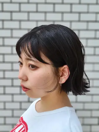 ショート 渡辺祐輔 透明感🫧艶カラー✨のヘアスタイル