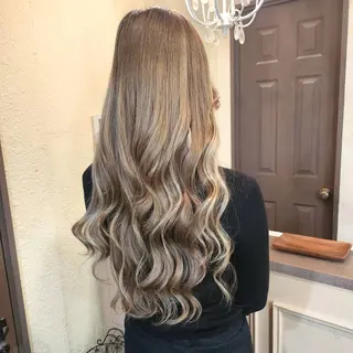 ロング ヘアアレンジ MagicMush ✴︎シールエクステのヘアスタイル