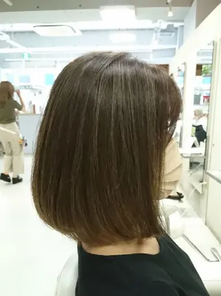 ミディアム カラー nagane sayakaのヘアスタイル