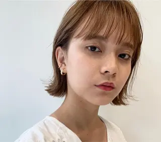 ショート カラー パーマ ヘアアレンジ メンズ キッズ ネイル マツエク・マツパ アイブロウ 髪質改善🇰🇷 レイヤーカット/梅田のヘアスタイル