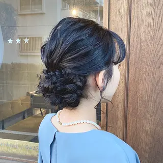 セミロング カラー パーマ ヘアアレンジ sōko   Hair&Nail Salon所属・透明感カラー 🌛 mayuのヘアスタイル